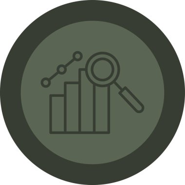 Beyaz arkaplanda veri analizi vektör illüstrasyonu
