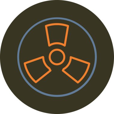 Bir pusula simgesinin vektör illüstrasyonu