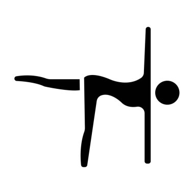 yoga poz simgesi, dış hat biçimi