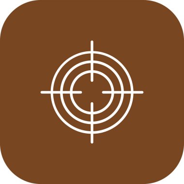 vektör hedef simgesi illüstrasyonu