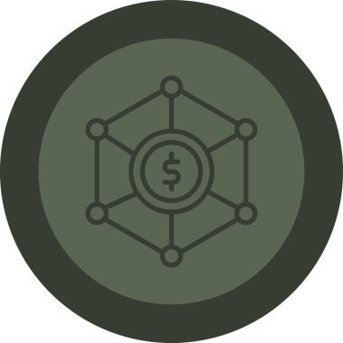 seo modern simgesinin vektör illüstrasyonu