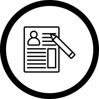 Elinde pano olan bir adamın vektör çizimi