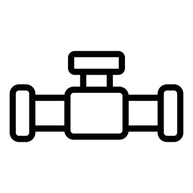 dambıl simgesi vektörü. çizgi illüstrasyonu