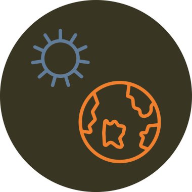 Yeryüzü ikonu vektör illüstrasyonuName