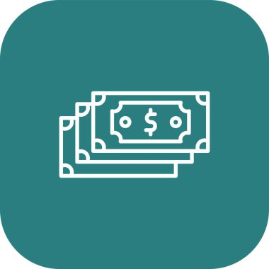 vektör para simgesi illüstrasyonu