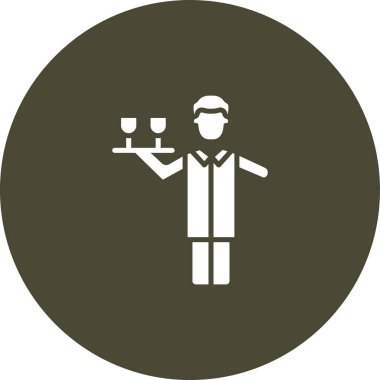 Moda Biçimli Mühendis Simgesi İzole Arkaplan