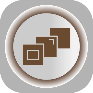 Vektör illüstrasyonu, biçimli simge