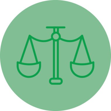 Law web simgesi, vektör illüstrasyonu