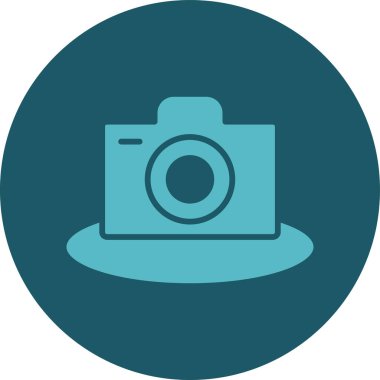 kamera simgesi vektör illüstrasyonu