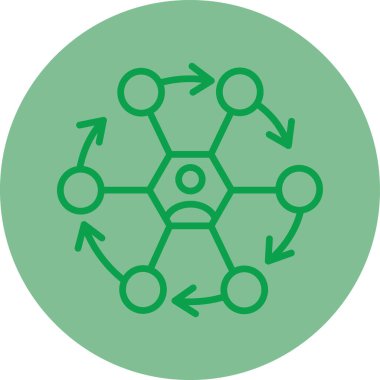 şebeke. Web simgesi basit illüstrasyon