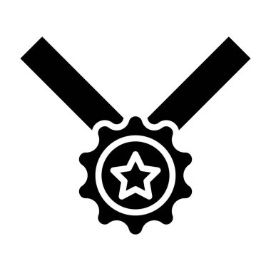 Madalya ikonu, basit illüstrasyon