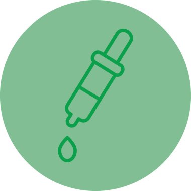 Şırınga simgesinin vektör illüstrasyonu