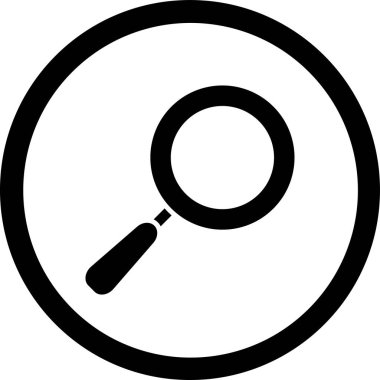 Arama vektörü simgesi modern basit vektör çizimi