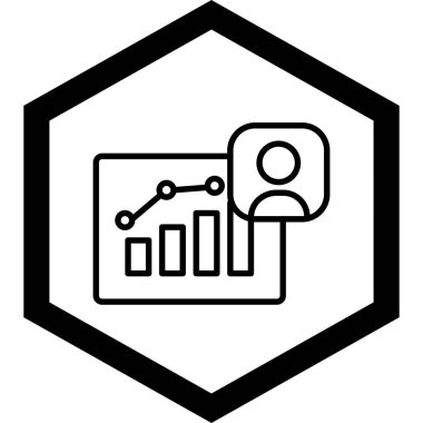 veri analiz simgesi, satır biçimi