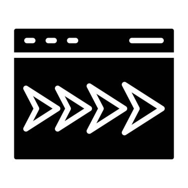 seo modern simgesinin vektör illüstrasyonu