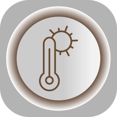 Güneş Simgesi Vektör illüstrasyonu