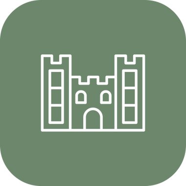 Castle vektör resimleme tasarımı