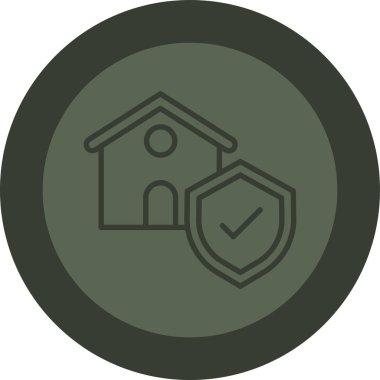 ev simgesi vektör illüstrasyonu