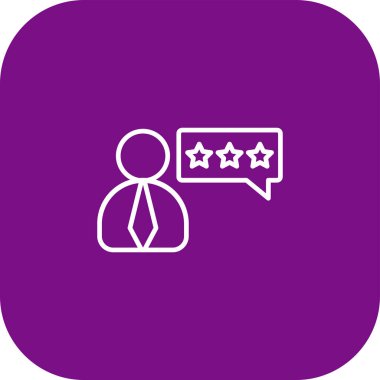 Soyut olarak izole edilmiş geribildirim simgesi