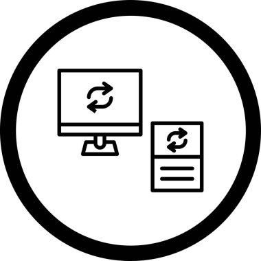 seo modern simgesinin vektör illüstrasyonu