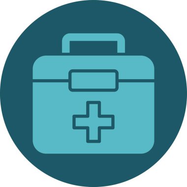 Tıbbi olgu kutsal kişilerin resmi, vektör çizim