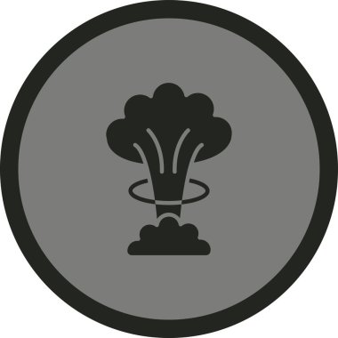 bomba simgesi, vektör illüstrasyonu