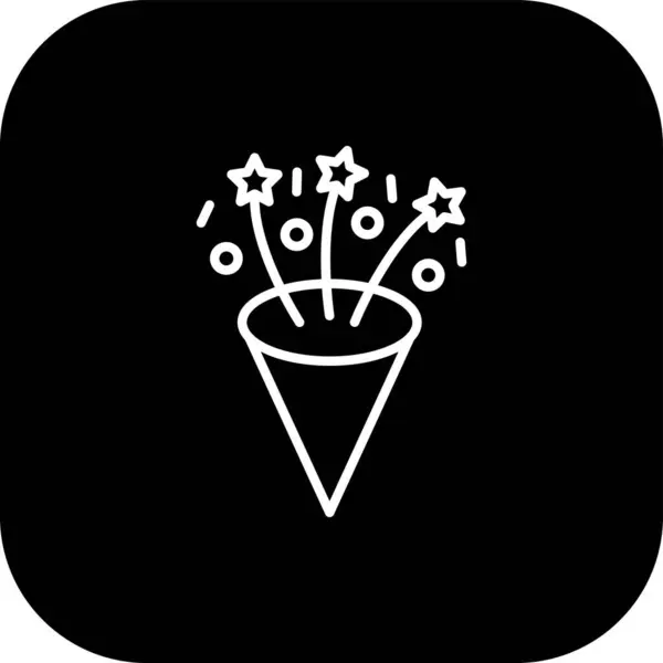 Parti Propper web simgesi, vektör illüstrasyonu