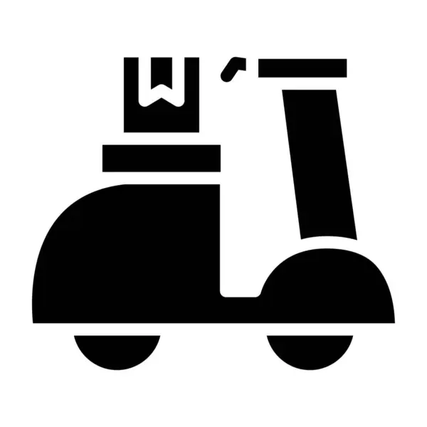 Teslimat Bisiklet Web simgesi, vektör illüstrasyonu