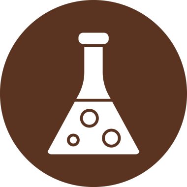 Bir şişe kahvenin vektör simgesi.