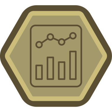 grafik ikonu vektör illüstrasyonu