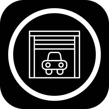 vektör çizim tasarım araba simgesinin