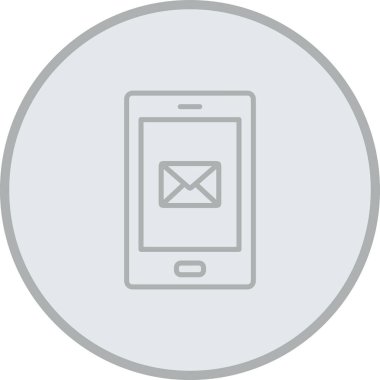 Vektör iletisi web simgesi