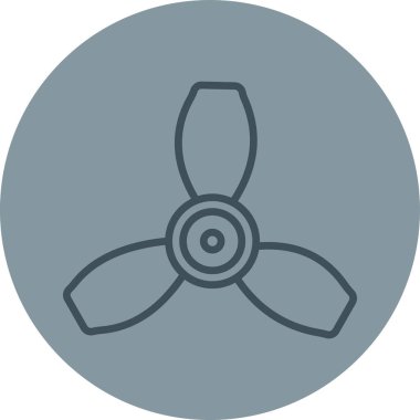 vektör fan simgesi illüstrasyonu