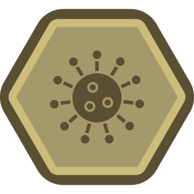 Bir yıldız simgesinin vektör illüstrasyonu