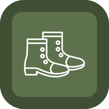 Eşsiz Çizme Vektör Satırı Simgesi