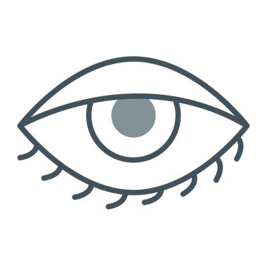 Göz simgesi vektör illüstrasyonu