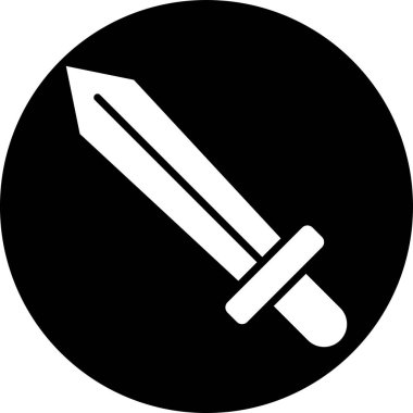 Bıçak. Web simgesi basit illüstrasyon