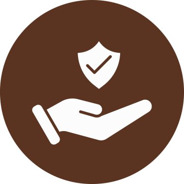 el ele tutuşan para simgesi vektör illüstrasyonu