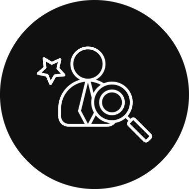 Ara. Web simgesi basit tasarım