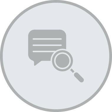 Arama simgesinin vektör illüstrasyonu