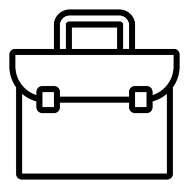 evrak çantası simgesi, basit tasarım