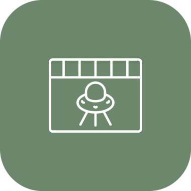 Takvim simgesi vektör illüstrasyonu