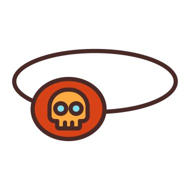 Kurukafa simgesi vektör illüstrasyonu