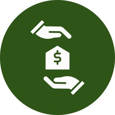 Dolar simgesi vektör illüstrasyonu