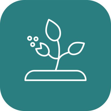 Eşsiz Bitki Vektör Satırı Simgesi