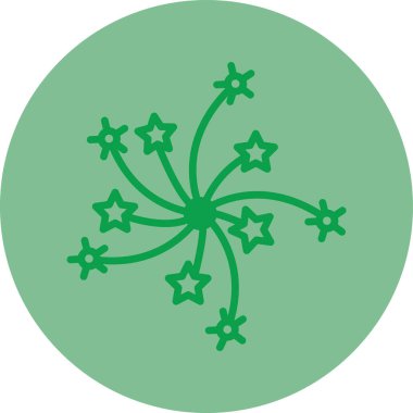 Eşsiz kar tanesi vektör çizgisi simgesi