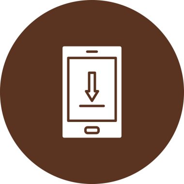 akıllı telefon vektör simgesi modern basit vektör illüstrasyonu