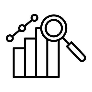 grafik ikonu vektör illüstrasyonu