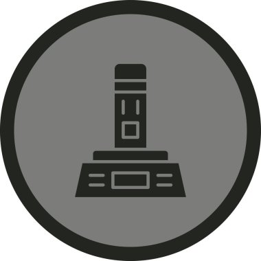 Bir mezar simgesinin vektör illüstrasyonu