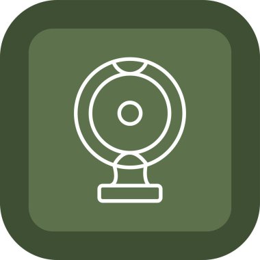 Müzik çalar simgesinin vektör illüstrasyonu